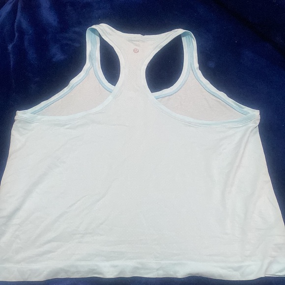 Lululemon icing Blue swiftly race length tank - Picture 3 of 3